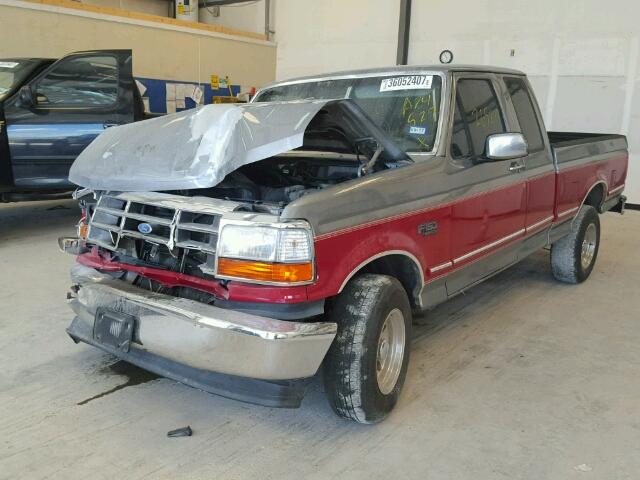 1FTEX15N8RKA24527 - 1994 FORD F150 TWO TONE photo 2