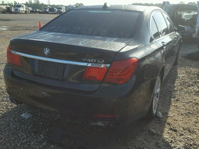 WBAKB4C52BC574910 - 2011 BMW 740 LI BLACK photo 4