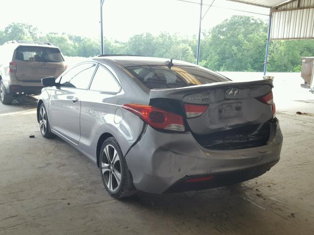 KMHDH6AE9DU003268 - 2013 HYUNDAI ELANTRA CO GRAY photo 3