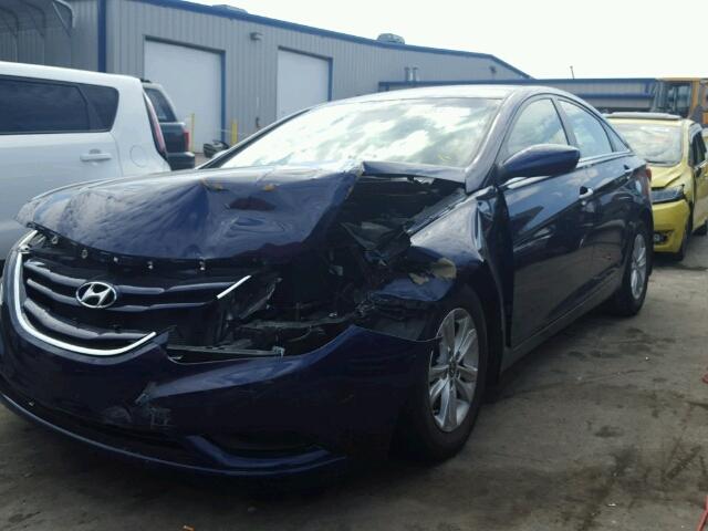 5NPEB4AC6CH455457 - 2012 HYUNDAI SONATA GLS BLUE photo 2