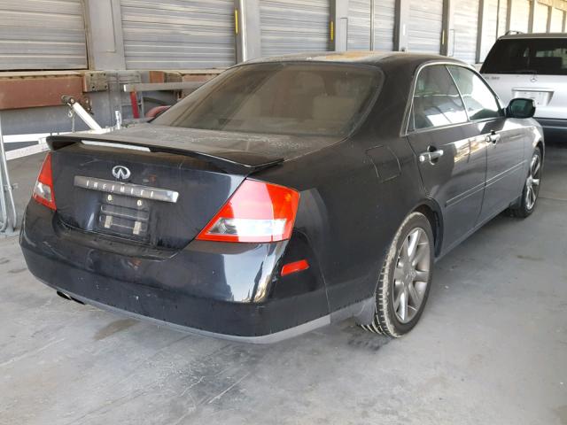 JNKAY41E23M006456 - 2003 INFINITI M45 BLACK photo 4