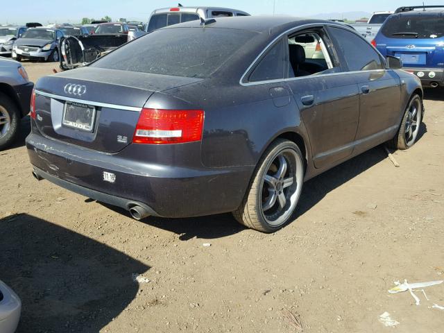 WAUDG74F55N117066 - 2005 AUDI A6 3.2 QUA GRAY photo 4