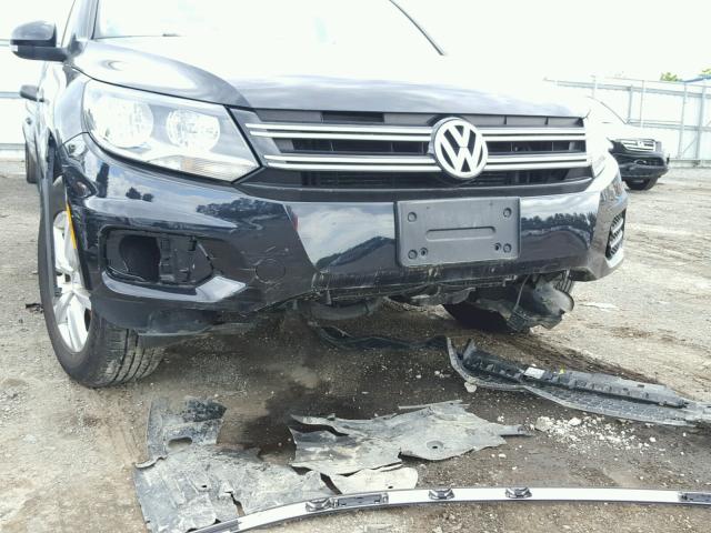 WVGBV7AX3HK013805 - 2017 VOLKSWAGEN TIGUAN S BLACK photo 9