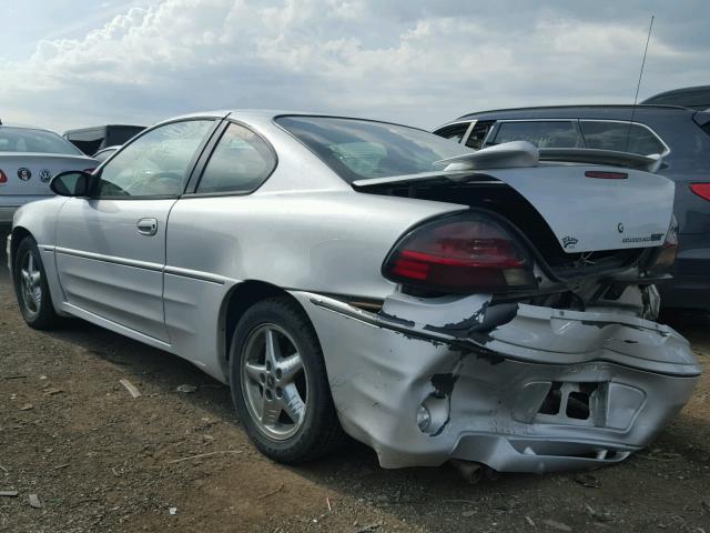 1G2NW12E42C246364 - 2002 PONTIAC GRAND AM G SILVER photo 3