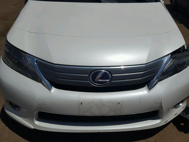 JTHBB1BA0B2044746 - 2011 LEXUS HS 250H WHITE photo 7