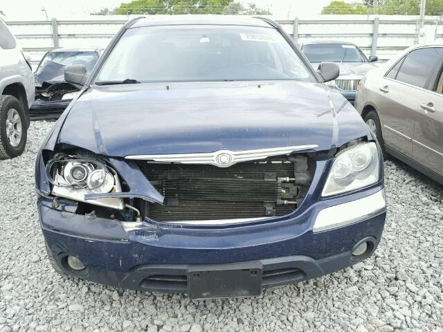 2C8GM68445R377021 - 2005 CHRYSLER PACIFICA T BLUE photo 10