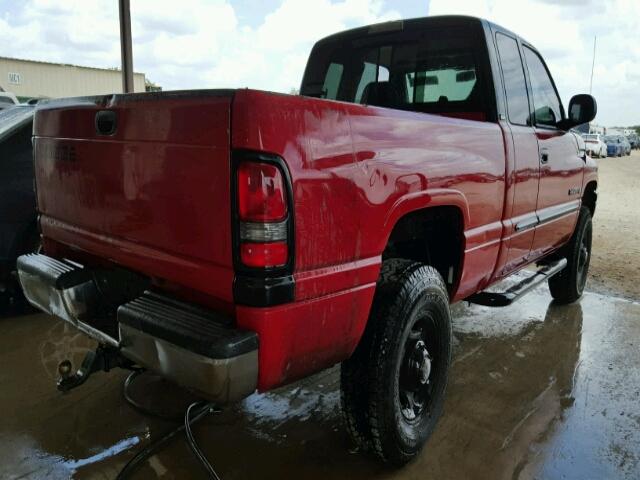 3B7KC23Z62M209488 - 2002 DODGE RAM 2500 RED photo 4