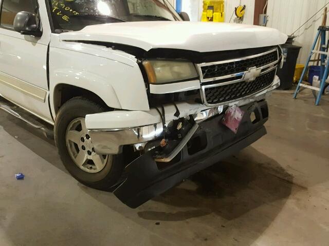 2GCEK19Z371100101 - 2007 CHEVROLET SILVERADO WHITE photo 9