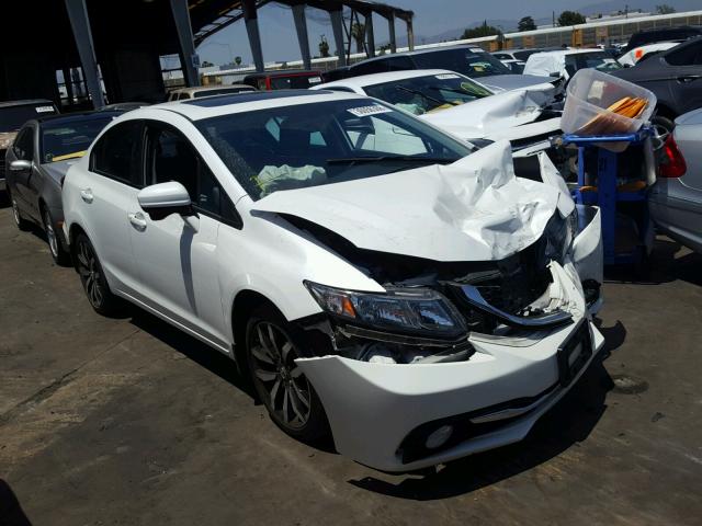 19XFB2F96FE246248 - 2015 HONDA CIVIC EXL 白色 照片 1