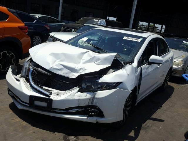 19XFB2F96FE246248 - 2015 HONDA CIVIC EXL 白色 照片 2