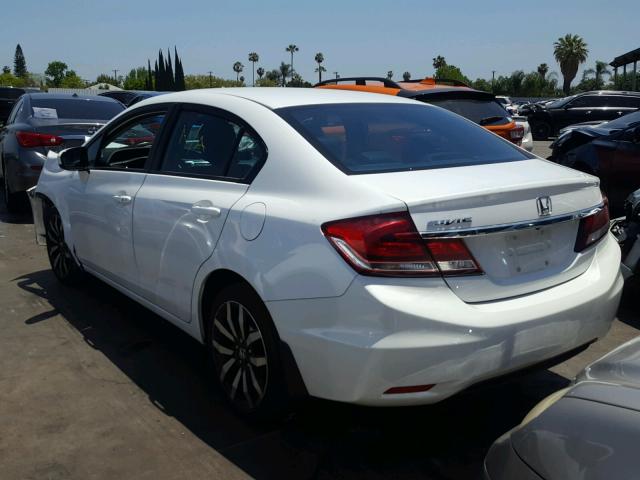 19XFB2F96FE246248 - 2015 HONDA CIVIC EXL 白色 照片 3