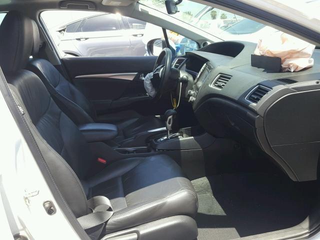 19XFB2F96FE246248 - 2015 HONDA CIVIC EXL 白色 照片 5