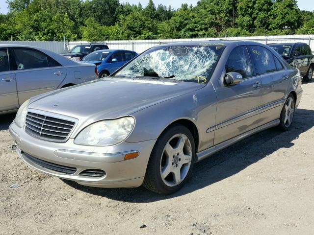 WDBNG70J23A374027 - 2003 MERCEDES-BENZ S 430 GRAY photo 2