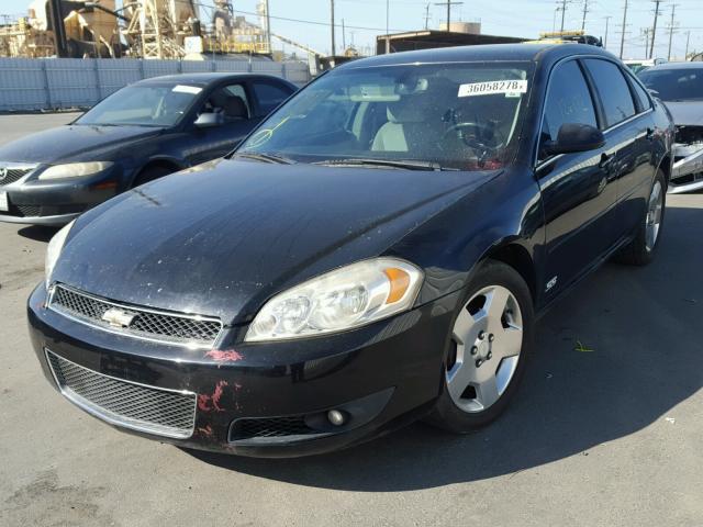 2G1WD58C069150000 - 2006 CHEVROLET IMPALA SUP BLACK photo 2