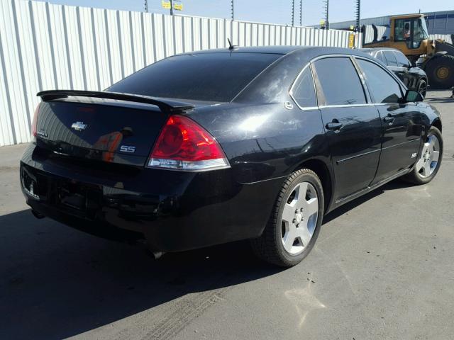 2G1WD58C069150000 - 2006 CHEVROLET IMPALA SUP შავი ფოტო 4