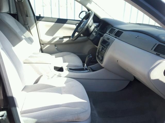 2G1WD58C069150000 - 2006 CHEVROLET IMPALA SUP შავი ფოტო 5