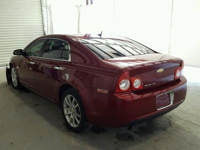 1G1ZE5EB8AF140935 - 2010 CHEVROLET MALIBU LTZ 红色 照片 3