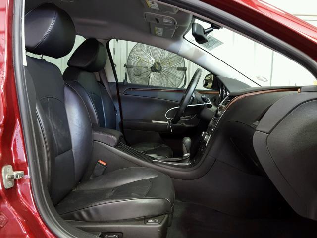 1G1ZE5EB8AF140935 - 2010 CHEVROLET MALIBU LTZ 红色 照片 5