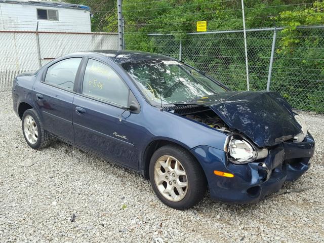 1P3ES46C7YD748791 - 2000 PLYMOUTH NEON BASE 蓝色 照片 1