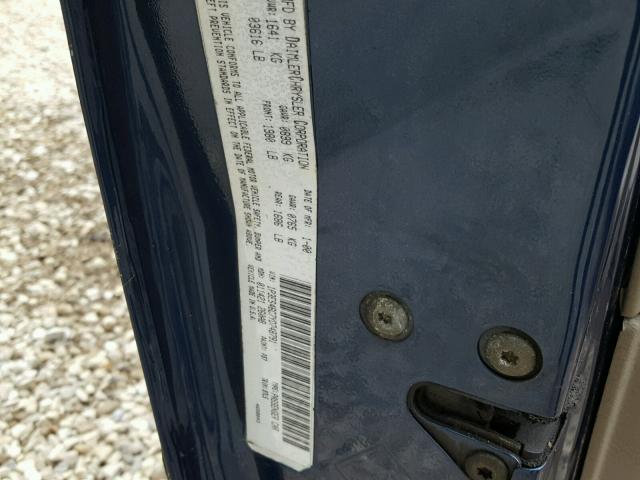 1P3ES46C7YD748791 - 2000 PLYMOUTH NEON BASE 蓝色 照片 10