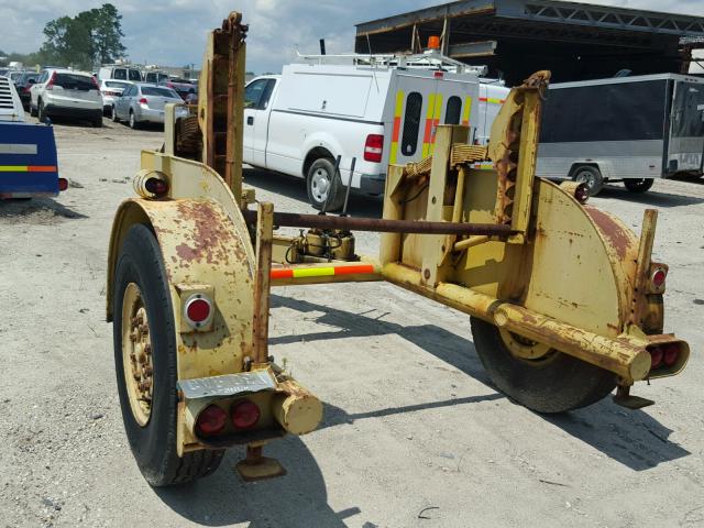 3403 - 1972 TRAIL KING CABLE REEL YELLOW photo 3