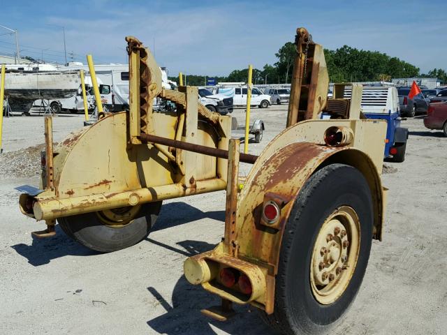 3403 - 1972 TRAIL KING CABLE REEL YELLOW photo 4