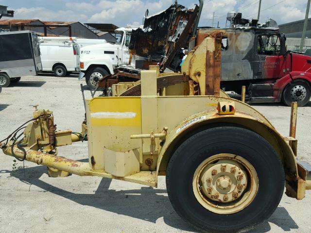 3403 - 1972 TRAIL KING CABLE REEL YELLOW photo 5