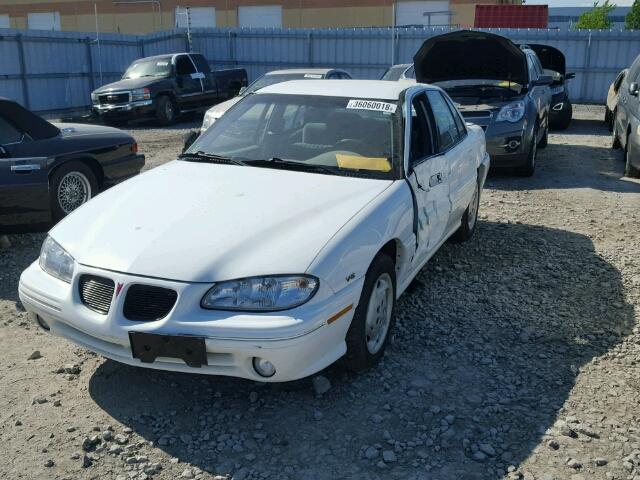 1G2NE52M2VC783255 - 1997 PONTIAC GRAND AM S WHITE photo 2