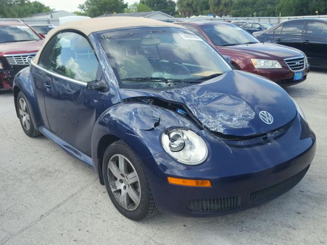 3VWPF31Y06M330243 - 2006 VOLKSWAGEN NEW BEETLE 蓝色 照片 1