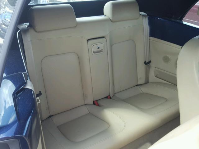 3VWPF31Y06M330243 - 2006 VOLKSWAGEN NEW BEETLE 蓝色 照片 6