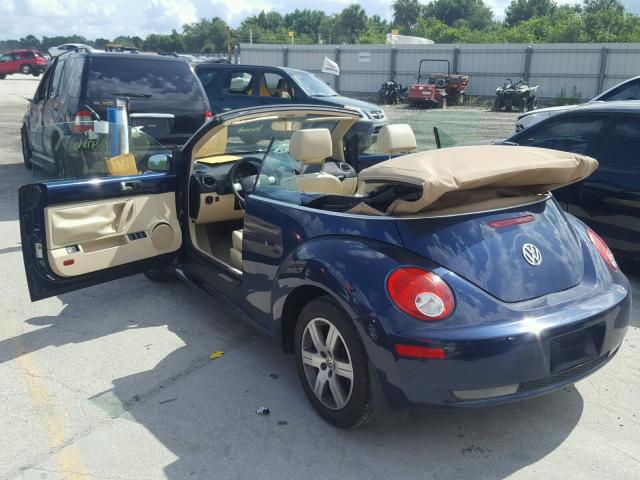 3VWPF31Y06M330243 - 2006 VOLKSWAGEN NEW BEETLE 蓝色 照片 9