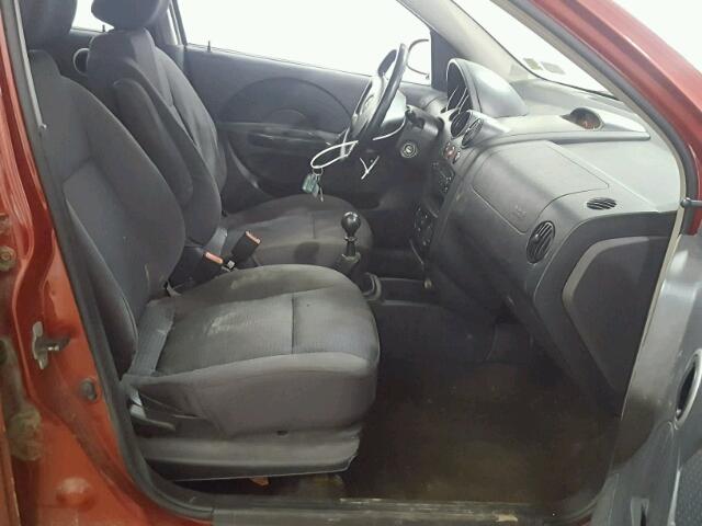 KL1TD66658B081004 - 2008 CHEVROLET AVEO BASE Qırmızı foto 5