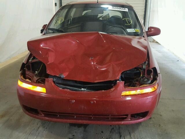 KL1TD66658B081004 - 2008 CHEVROLET AVEO BASE Qırmızı foto 9