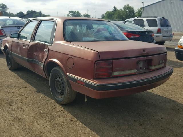 2G3AL54N8M2360930 - 1991 OLDSMOBILE CUTLASS CI BURGUNDY photo 3