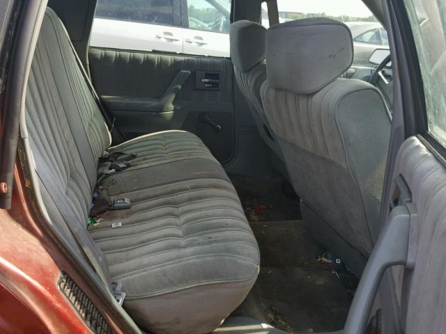 2G3AL54N8M2360930 - 1991 OLDSMOBILE CUTLASS CI BURGUNDY photo 6