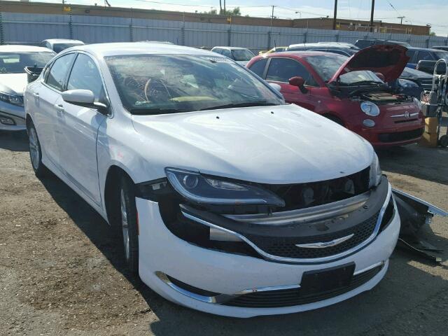 1C3CCCAB4FN674738 - 2015 CHRYSLER 200 LIMITE WHITE photo 1