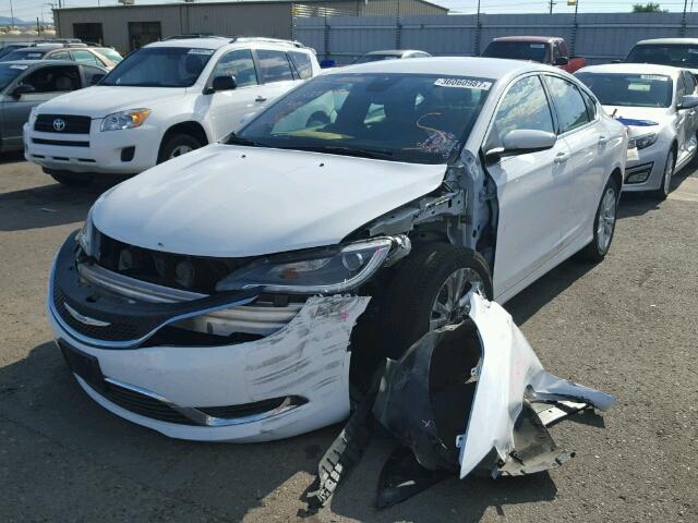 1C3CCCAB4FN674738 - 2015 CHRYSLER 200 LIMITE WHITE photo 2