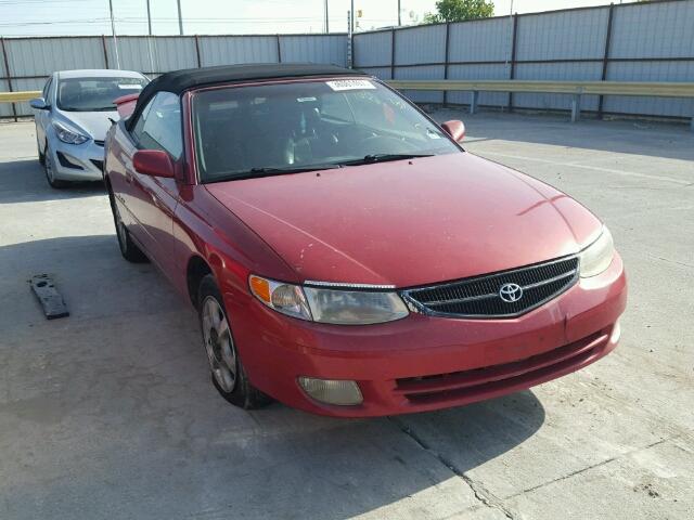 2T1FF28P8YC370491 - 2000 TOYOTA CAMRY SOLA RED photo 1