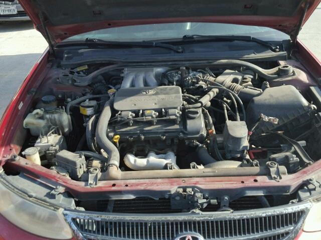 2T1FF28P8YC370491 - 2000 TOYOTA CAMRY SOLA RED photo 7