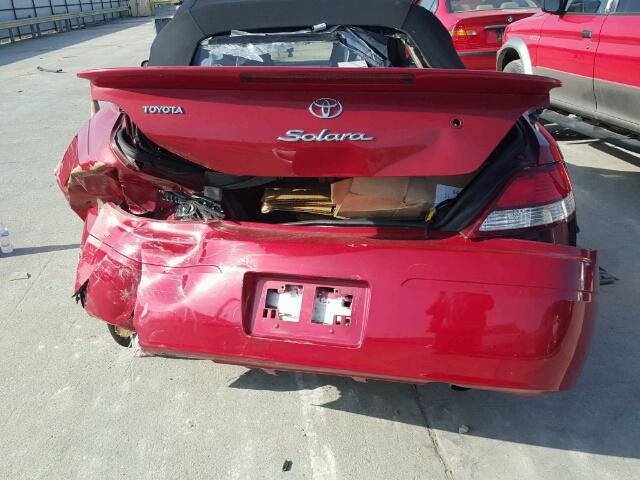 2T1FF28P8YC370491 - 2000 TOYOTA CAMRY SOLA RED photo 9