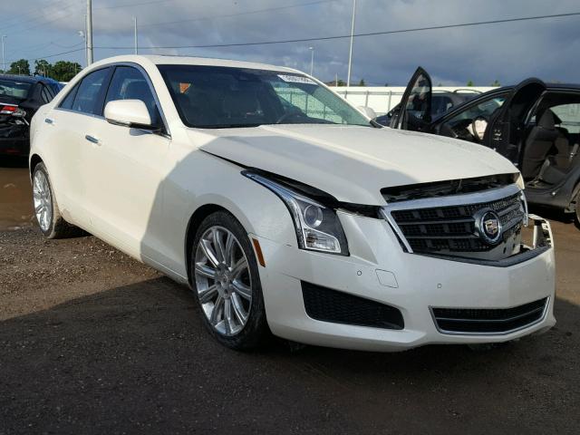 1G6AB5SA0D0123923 - 2013 CADILLAC ATS LUXURY WHITE photo 1