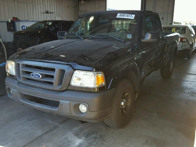 1FTYR44E78PA06564 - 2008 FORD RANGER SUP BLACK photo 2