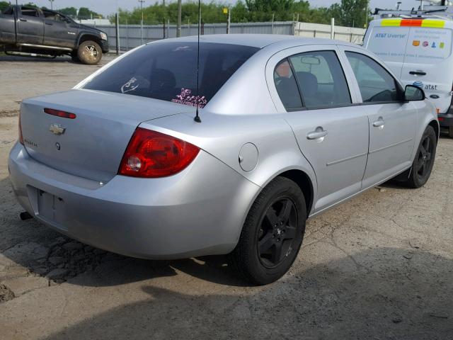 1G1AF5F51A7181081 - 2010 CHEVROLET COBALT 2LT SILVER photo 4