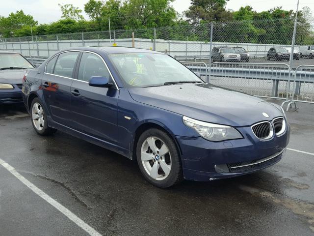 WBANV13578CZ55938 - 2008 BMW 528 XI BLUE photo 1