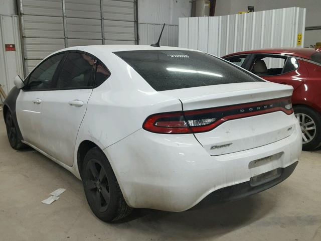 1C3CDFBB3FD158910 - 2015 DODGE DART SXT WHITE photo 3