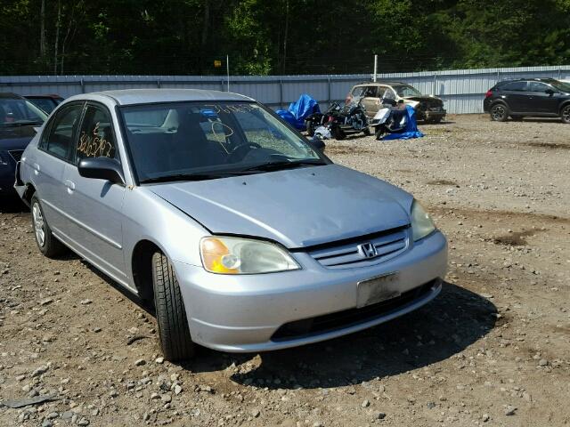 2HGES15583H612636 - 2003 HONDA CIVIC LX SILVER photo 1