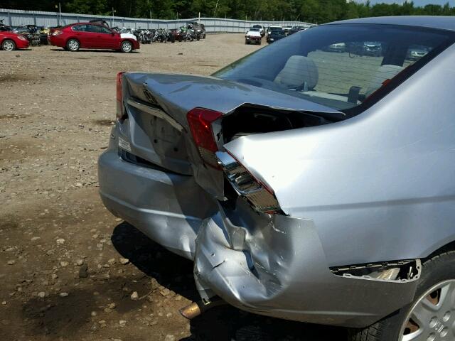 2HGES15583H612636 - 2003 HONDA CIVIC LX SILVER photo 9