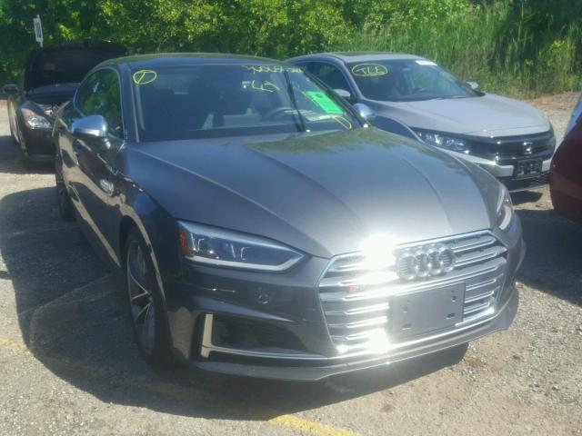 WAUC4CF55JA065036 - 2018 AUDI S5 PRESTIG GRAY photo 1