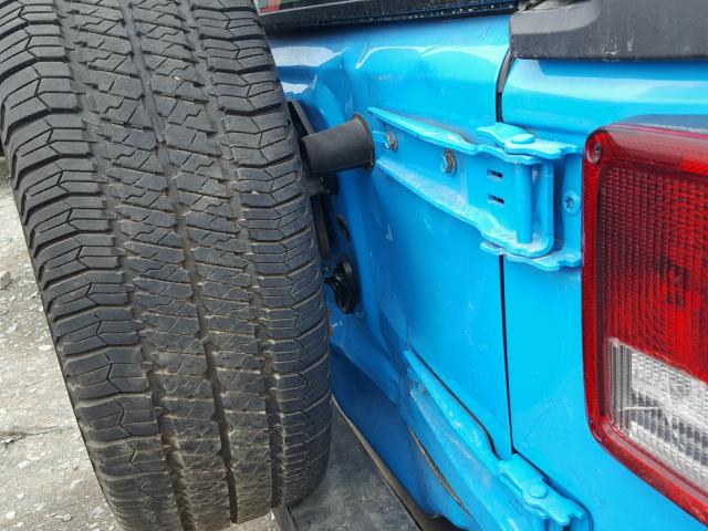 1C4AJWAG4HL678826 - 2017 JEEP WRANGLER S BLUE photo 9