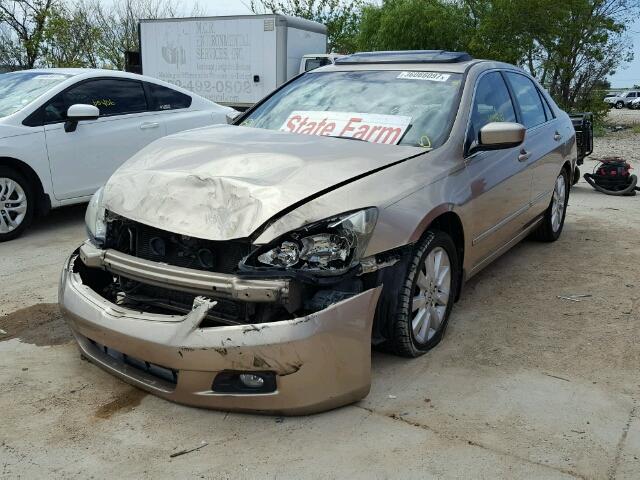 1HGCM66537A070329 - 2007 HONDA ACCORD GOLD photo 2